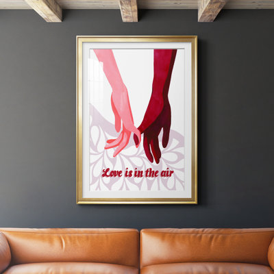 22_Groovy Love II, reproduction encadrée de qualité supérieure - prête à être accrochée