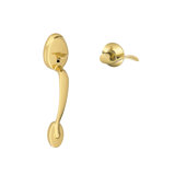 Plymouth Lower Half Handleset with Accent Door Lever (Deadbolt Sold Separately)
