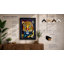 Leopard Gaze Modern 1 Piece Single Picture Frame Wall Art-136679057-136679058
