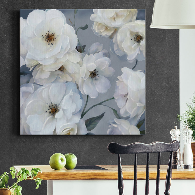 Timeless Climbing Rose - Wrapped Canvas Print, 40" H x 40" W x 1" D