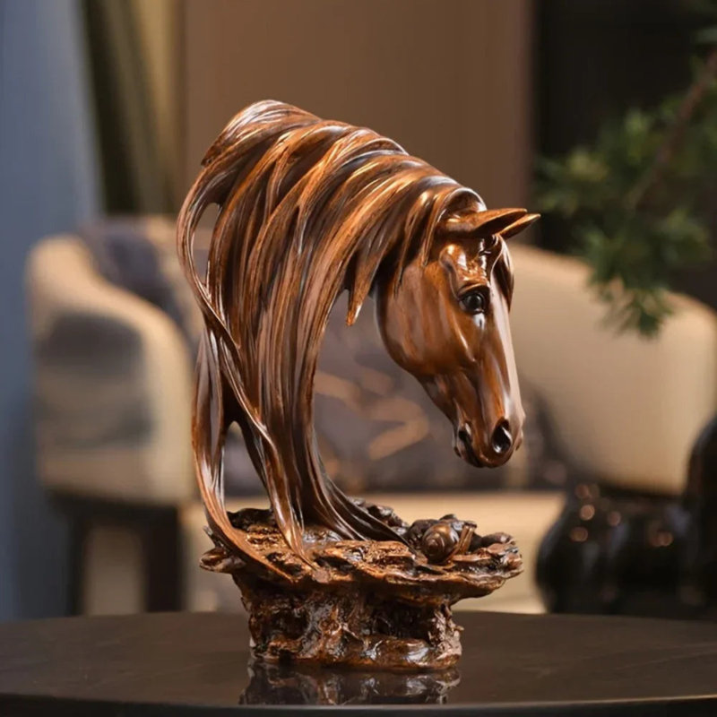 Décor à la main Figurines et sculptures d'animaux, Brun