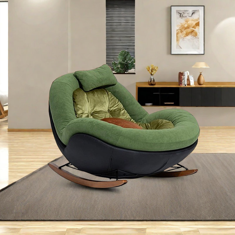 Chaise berçante confortable et élégante