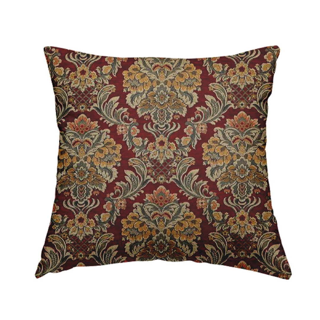 Shamus Damask Square Throw Cushion