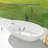 66.9'' x 33.46'' Soaking Solid Surface Bathtub