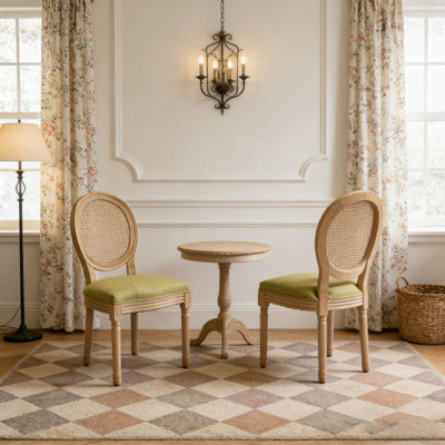 Ensemble de chaises avec structure en bois massif
