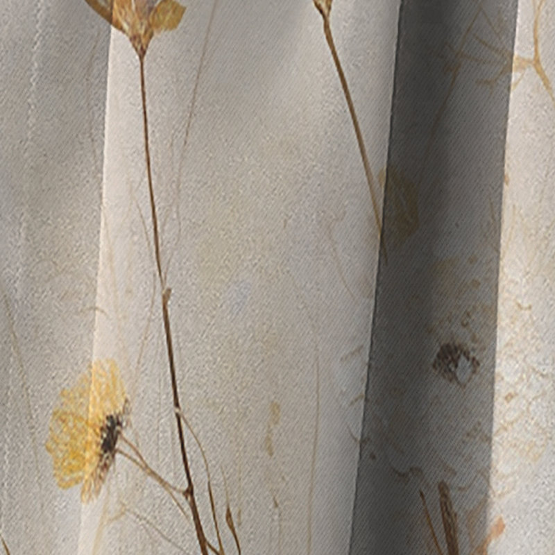 Rideau occultant à motif floral Bodkin - 1 panneaux, L 52 po x L 95 po