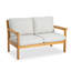 Causeuse d'extérieur en eucalyptus Lanie-2108012939