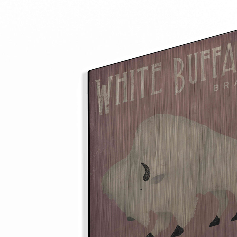 " Buffalo Bison IV " by Ryan Fowler, 16" H x 12" W
