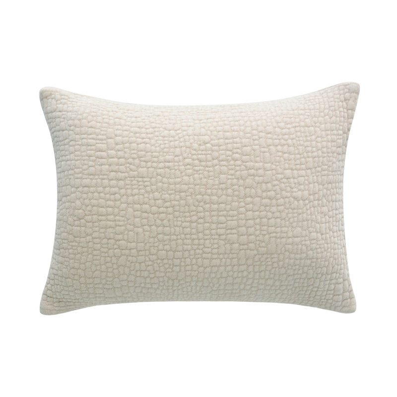 Oreiller texturé beige Tivoli, Beige
