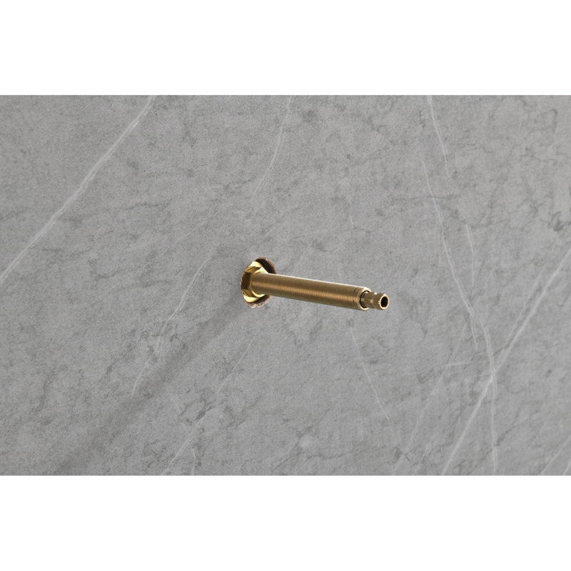 Robinets et systèmes de douche à haut débit, métal noir mat, contrôle de volume moderne pour la maison