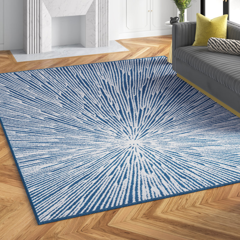 Brielee Performance Abstract Rug, Rectangle 4'5" x 6'5"
