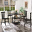 Round Metal Base Dining Table-489508748