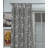 Handcrafted Curtain – Akashganga Gray Floral Block Print Linen Soft Light Filtering Window Curtain-915891757