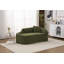 Chaise longue courbée avec coussin-177337316
