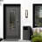 Nox Black Integrated LED Outdoor Flush Mount-66041413