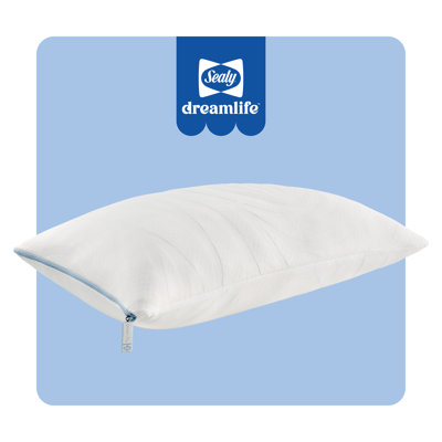 Sealy Dreamlife Shredded Foam Soft Pillow, Standard