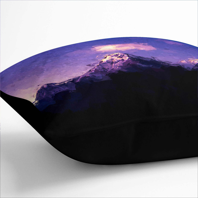 Square Cushion, Black, 55cm H x 55cm W x 20cm D