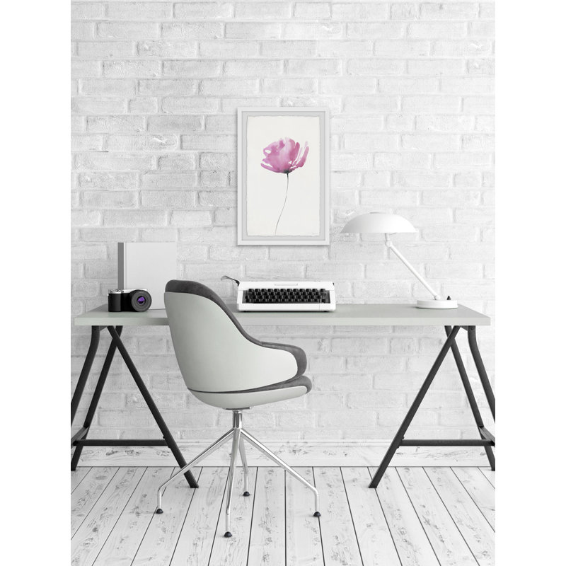 " The Simple Flower " by Parvez Taj Painting Print, 24" H x 16" W x 1.5" D