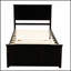Lit plateforme robuste avec lit gigogne pour plus de sommeil et de rangement, parfait pour les chambres modernes et les chambres d'amis.-918438849