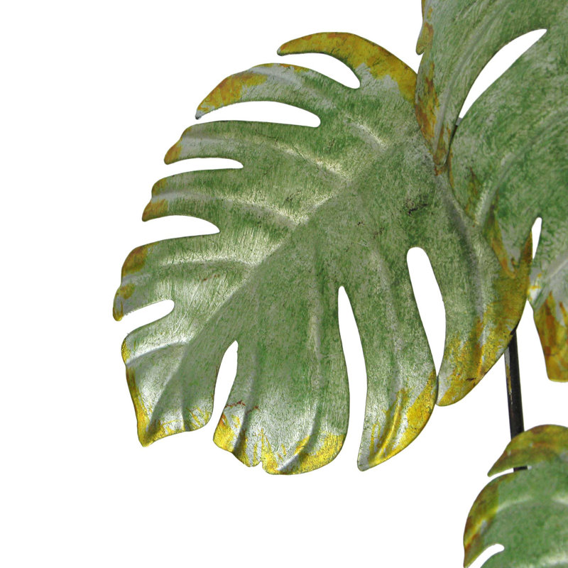 Coastal Plants & Flowers Wall Decor on Metal