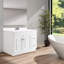 Meuble-lavabo de 36 po Wyndham, entièrement assemblé, blanc