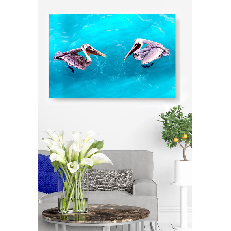 «Mccutchen Pelican Couple», impression sur toile tendue, H 24 po x l 36 po x 1,5 po