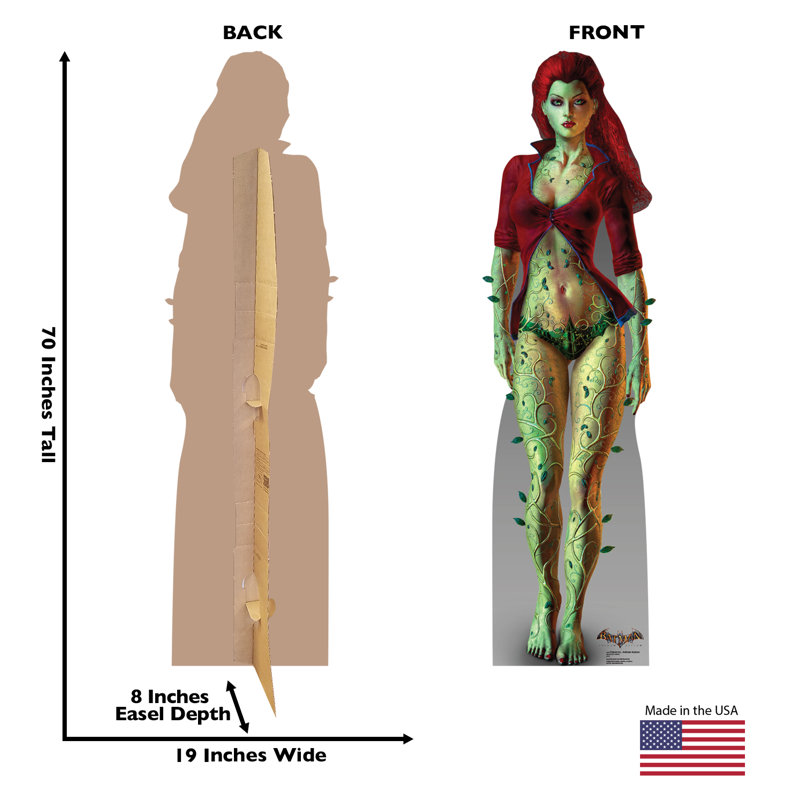 70 in. Superheroes & Villains Cardboard Standup