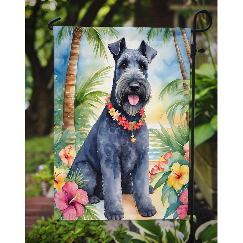 Drapeau de jardin en polyester double face H 15,5 po x l 11,25 po