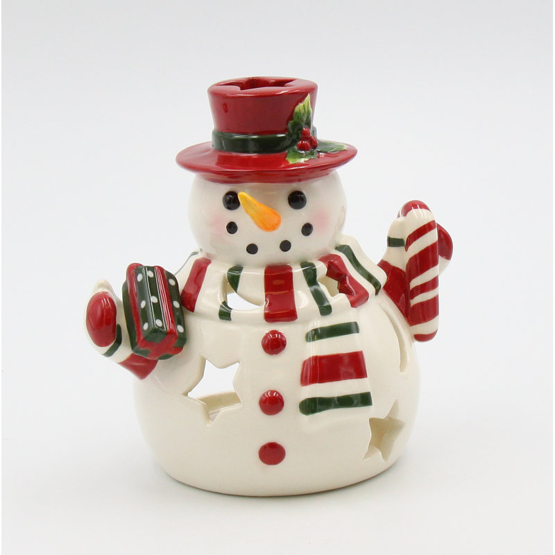 5.5'' H Ceramic Tabletop Tealight Holder