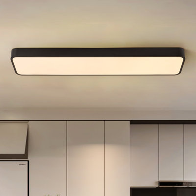 35.4'' Simple Rectangle LED Flush Mount