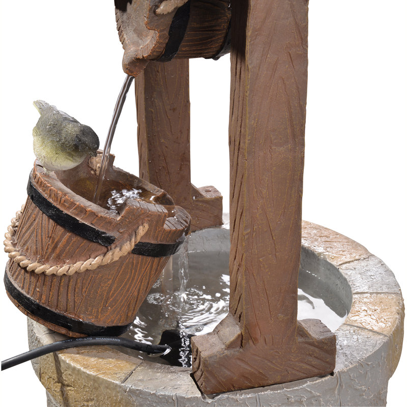 Handcrafted Outdoor Sculptural Fountain