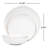 Andover Black 12 Piece Gold Rim Dinnerware Set, Service For 4-92788132