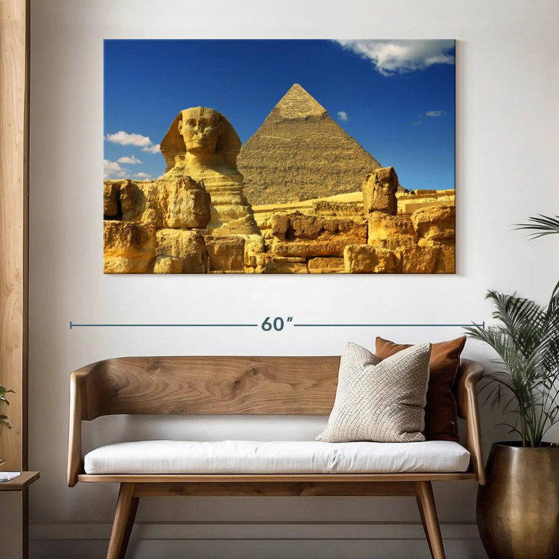 Adella Sphinx In Giza, 34" H x 51" W