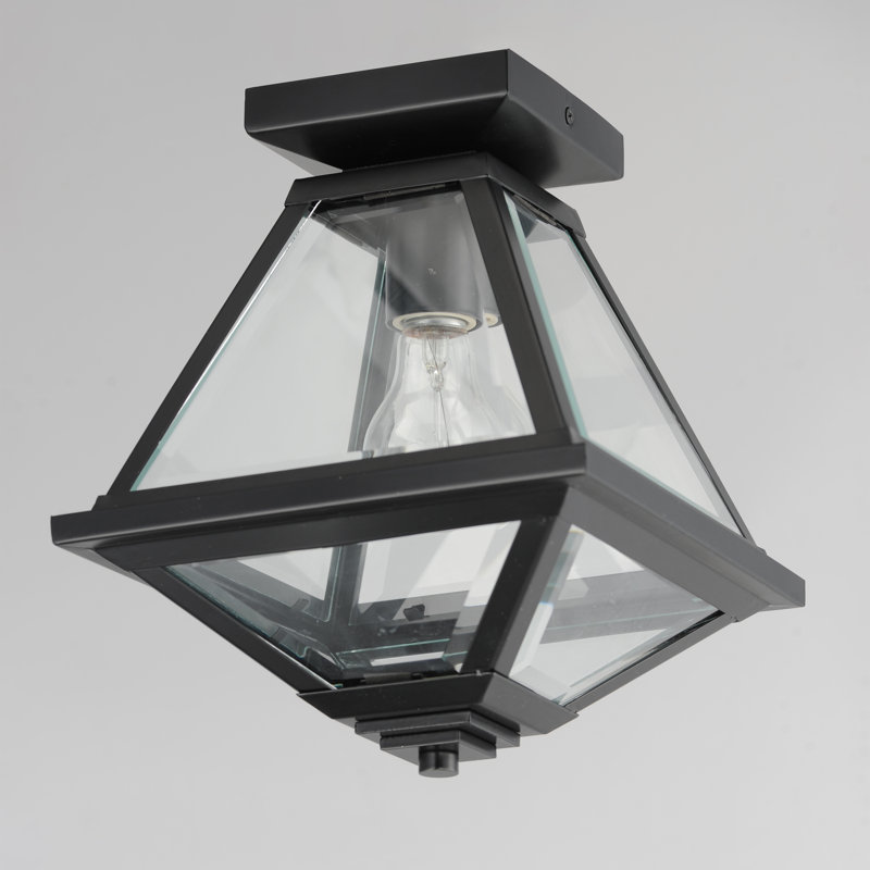 Plafonnier encastré en verre Ashantianna