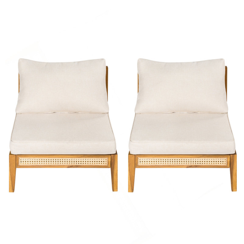 Chaise sans accoudoirs Kirkby, ensemble de 2