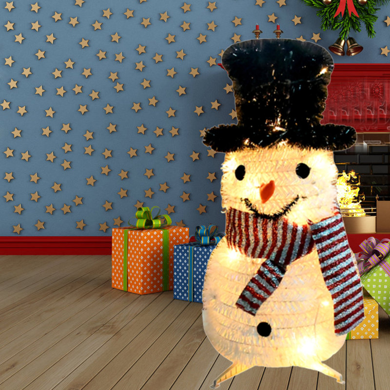 Décoration lumineuse bonhomme de neige