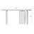 Black Solid Wood Console Table-1820028281