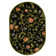 Hollander Hand-Hooked Wool Black Area Rug