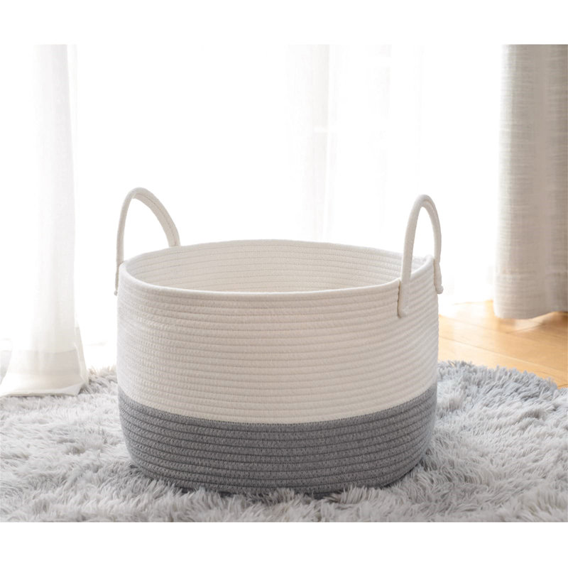 Fabric Laundry Basket with Handles