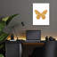 «Gold Butterfly» par Erin Clark, art mural en verre acrylique-903794700