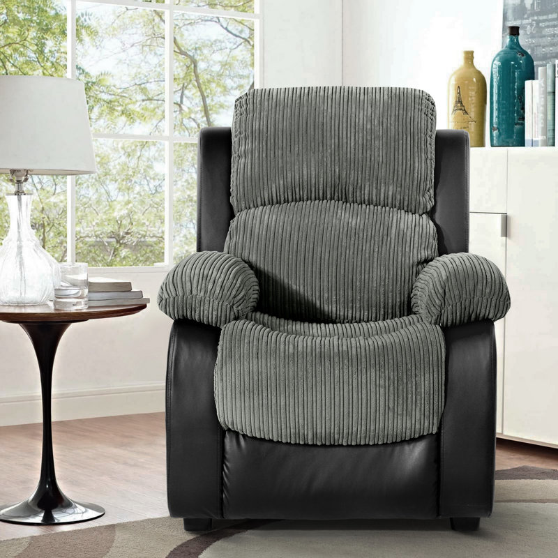 Heidine Faux Leather Club Chair