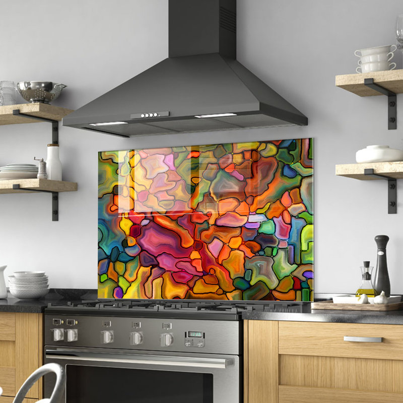Stunning Tempered Glass Wall Art Painting, 27.6 x 39.4 inches | 100% Tempered Glass, Thickness: 0.16 inches | Elegant Home Decor for Living Room or Office, Durable & Easy to Clean, Perfect Gift Idea