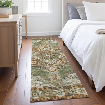 Machine Washable Indoor/Outdoor Chantille ACN2704 Global Rug