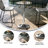 23.5'' Round Adjustable Height Table (Adjustable Range 33.5'' - 41'')