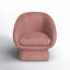 Fauteuil demi-tonneau en polyester 30,7 po Genata-755966238