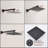 Calder 2 Functions Wall Mounted Square Complete Shower System with Rough-in Valve-66097075