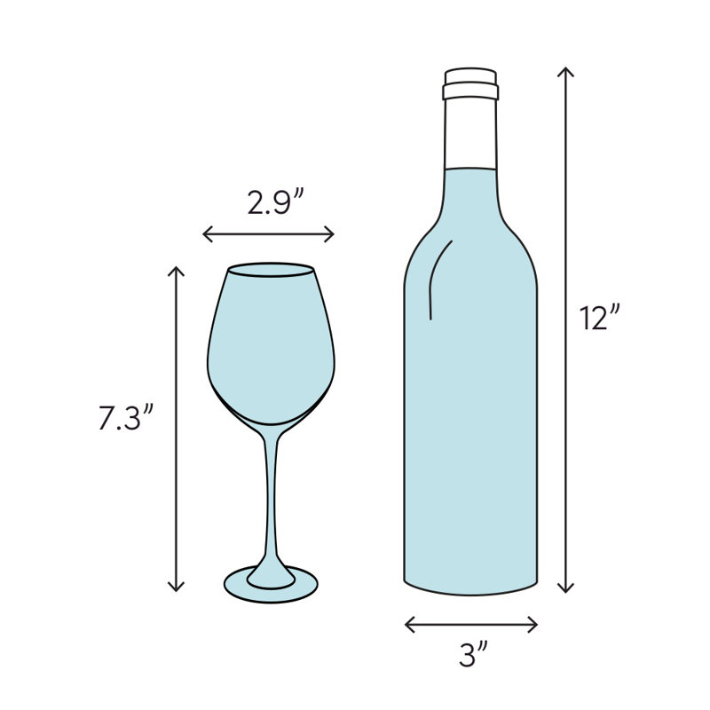 Mondial 8 oz. Crystal All Purpose Wine Glass