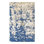 Abstract Area Rug in Navy Blue