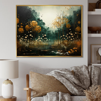 " Yellow Green Plants Enchanted Forest III "