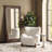 Riya Upholstered Fabric Plush Accent Chair